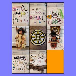 Native American / Indigenous beadwork bundles + BONUS Collectable Dolls